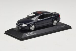 Audi RS6 C5 Azul Metálico Minichamps 1:43 400011702 Metal - imagem 2 de 5