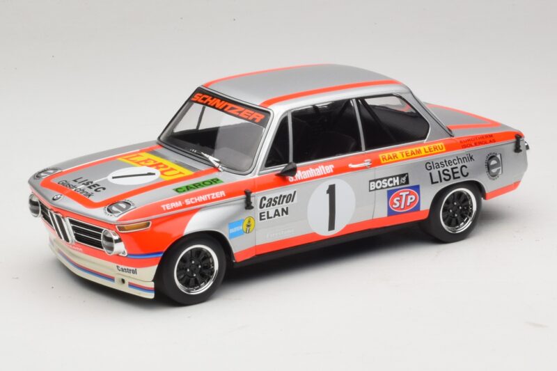 BMW 2002 Ti #1 Team Leru S. Manhalter 1000km Osterreichring Winner 1974 Minichamps 1:18 155742601 Metal