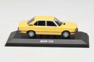 BMW 520 E12 Amarelo Maxichamps 1:43 940023001 Metal