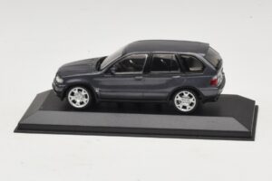 BMW X5 E53 4.4i Cinzento Metálico Caixa De Substituição Minichamps 1:43 80420393166-R1 Metal