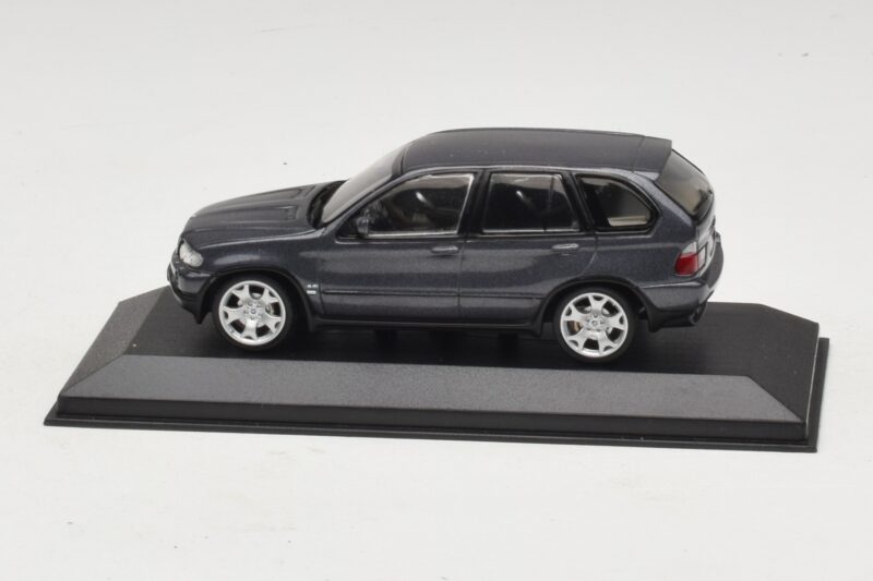 BMW X5 E53 4.4i Cinzento Metálico Caixa De Substituição Minichamps 1:43 80420393166-R1 Metal
