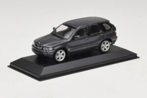 BMW X5 E53 4.4i Cinzento Metálico Caixa De Substituição Minichamps 1:43 80420393166-R1 Metal - imagem 2 de 5