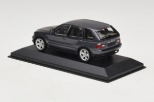 BMW X5 E53 4.4i Cinzento Metálico Caixa De Substituição Minichamps 1:43 80420393166-R1 Metal - imagem 3 de 5