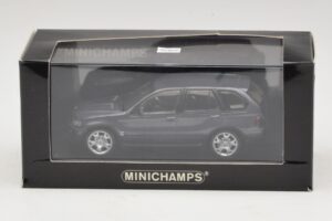 BMW X5 E53 4.4i Cinzento Metálico Caixa De Substituição Minichamps 1:43 80420393166-R1 Metal - imagem 5 de 5