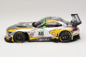 BMW Z4 GT3 #46 M. Palttala / L. Luhr 24 Hours of Spa Winner 2015 Minichamps 1:18 151152346 Metal - imagem 3 de 6
