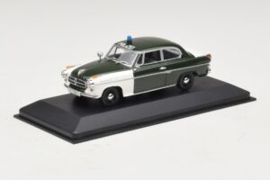 Borgward Isabella Polizei Frankfurt Minichamps 1:43 400096090 Metal - imagem 2 de 5