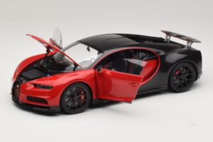 Bugatti Chiron Sport Italian Red & Carbon AUTOart 1:18 70996 Compósito - imagem 2 de 8