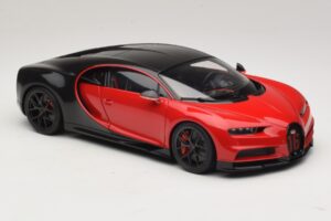 Bugatti Chiron Sport Italian Red & Carbon AUTOart 1:18 70996 Compósito - imagem 6 de 8