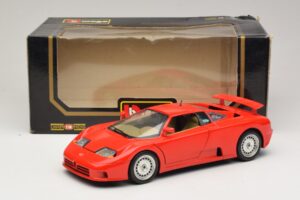 Bugatti EB110 Vermelho Bburago 1:18 3055-P1 Metal - imagem 8 de 8