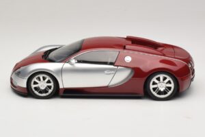 Bugatti Veyron Centenaire Edition Chrome Red Minichamps 1:18 100110851 Metal - imagem 4 de 8