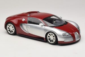 Bugatti Veyron Centenaire Edition Chrome Red Minichamps 1:18 100110851 Metal - imagem 6 de 8