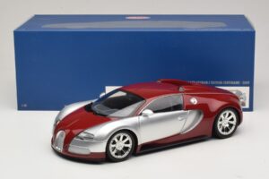 Bugatti Veyron Centenaire Edition Chrome Red Minichamps 1:18 100110851 Metal - imagem 8 de 8