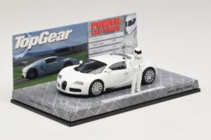Bugatti Veyron Branco Top Gear Edição Minichamps 1:43 519431100 Metal - imagem 2 de 5