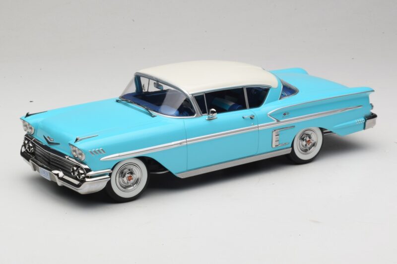 Chevrolet Bel Air Impala Coupe Turquesa & Creme KK-Scale 1:18 KKDC181593 Metal