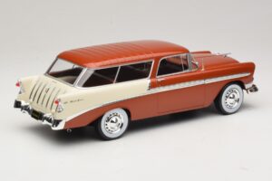 Chevrolet Bel Air Nomad Castanho Metálico & Creme KK-Scale 1:18 KKDC181294 Metal - imagem 2 de 6