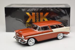 Chevrolet Bel Air Nomad Castanho Metálico & Creme KK-Scale 1:18 KKDC181294 Metal - imagem 6 de 6