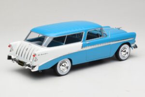 Chevrolet Bel Air Nomad Turquesa & Branco KK-Scale 1:18 KKDC181292 Metal - imagem 2 de 6