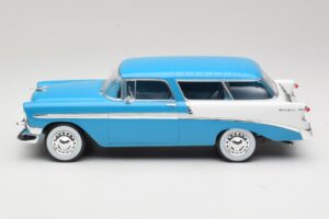 Chevrolet Bel Air Nomad Turquesa & Branco KK-Scale 1:18 KKDC181292 Metal - imagem 3 de 6