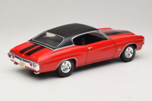 Chevrolet Chevelle SS454 Vermelho Maisto 1:18 31890-P1 Metal - imagem 3 de 8