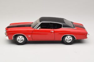 Chevrolet Chevelle SS454 Vermelho Maisto 1:18 31890-P1 Metal - imagem 4 de 8