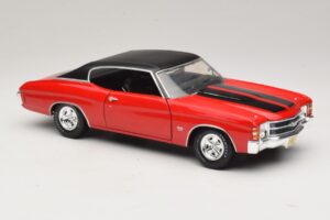 Chevrolet Chevelle SS454 Vermelho Maisto 1:18 31890-P1 Metal - imagem 6 de 8