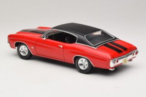 Chevrolet Chevelle SS454 Vermelho Maisto 1:18 31890-P1 Metal - imagem 7 de 8