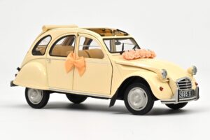 Citroen 2CV Wedding Gift Bege Norev 1:18 181475 Metal