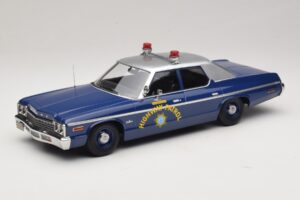 Dodge Monaco Nevada Highway Patrol Azul & Prata KK-Scale 1:18 KKDC181155 Metal