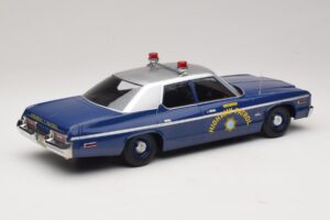 Dodge Monaco Nevada Highway Patrol Azul & Prata KK-Scale 1:18 KKDC181155 Metal - imagem 2 de 6