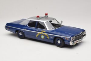 Dodge Monaco Nevada Highway Patrol Azul & Prata KK-Scale 1:18 KKDC181155 Metal - imagem 4 de 6