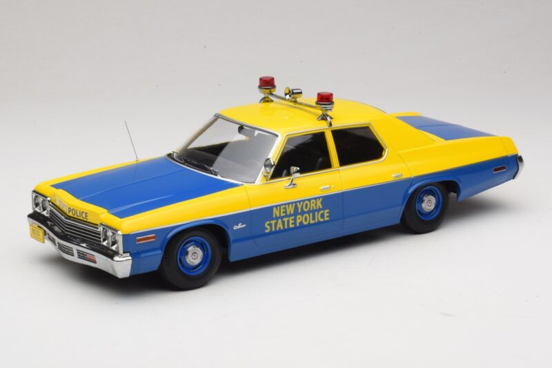 Dodge Monaco New York State Police Amarelo & Azul KK-Scale 1:18 KKDC181156 Metal