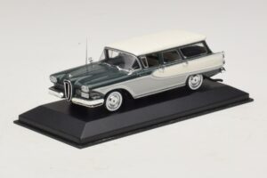 Edsel Bermuda Carrinha Verde Escuro Branco Minichamps 1:43 400082013 Metal - imagem 2 de 5