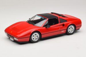 Ferrari 328 GTS Vermelho Com Interior Preto KK-Scale 1:18 KKDC180551 Metal - imagem 2 de 7
