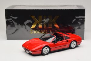Ferrari 328 GTS Vermelho Com Interior Preto KK-Scale 1:18 KKDC180551 Metal - imagem 7 de 7