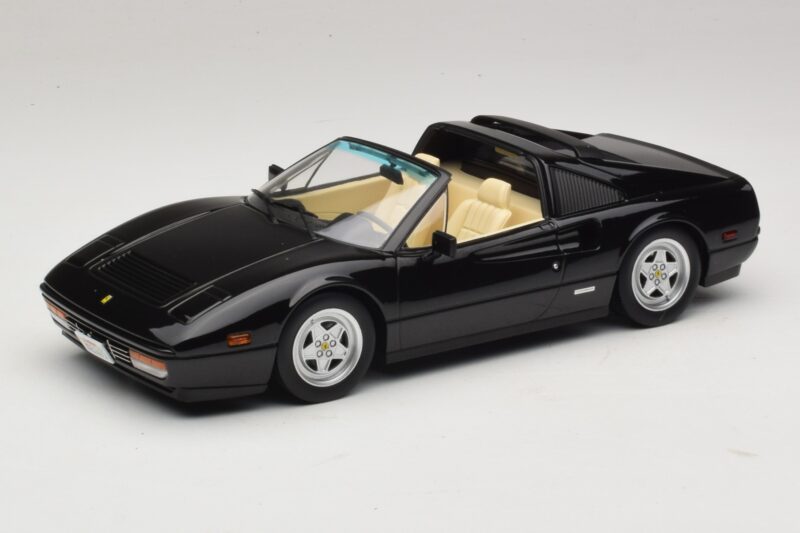 Ferrari 328 GTS US Version Preto Miami Vice Sonny KK-Scale 1:18 KKDC181702 Metal