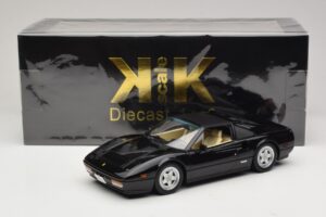 Ferrari 328 GTS US Version Preto Miami Vice Sonny KK-Scale 1:18 KKDC181702 Metal - imagem 7 de 7