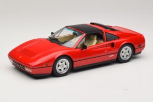 Ferrari 328 GTS Versão US Vermelho Beverly Hills Cop II Com Interior Bege KK-Scale 1:18 KKDC181701 Metal - imagem 2 de 7