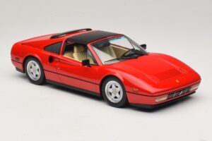 Ferrari 328 GTS Versão US Vermelho Beverly Hills Cop II Com Interior Bege KK-Scale 1:18 KKDC181701 Metal - imagem 5 de 7
