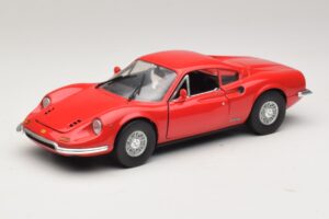 Ferrari Dino 246 Vermelho Majorette 1:18 5271 Metal