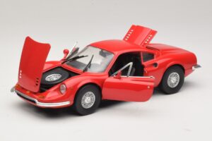 Ferrari Dino 246 Vermelho Majorette 1:18 5271 Metal - imagem 2 de 8