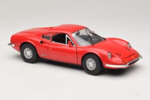Ferrari Dino 246 Vermelho Majorette 1:18 5271 Metal - imagem 6 de 8