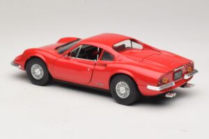 Ferrari Dino 246 Vermelho Majorette 1:18 5271 Metal - imagem 7 de 8