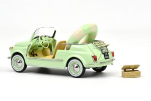Fiat 500 Jolly Verde Norev 1:18 187794 Metal - imagem 2 de 5
