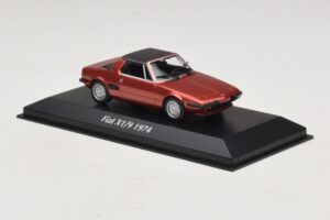 Fiat X1/9 Vermelho Maxichamps 1:43 940121662 Diecast - imagem 3 de 5
