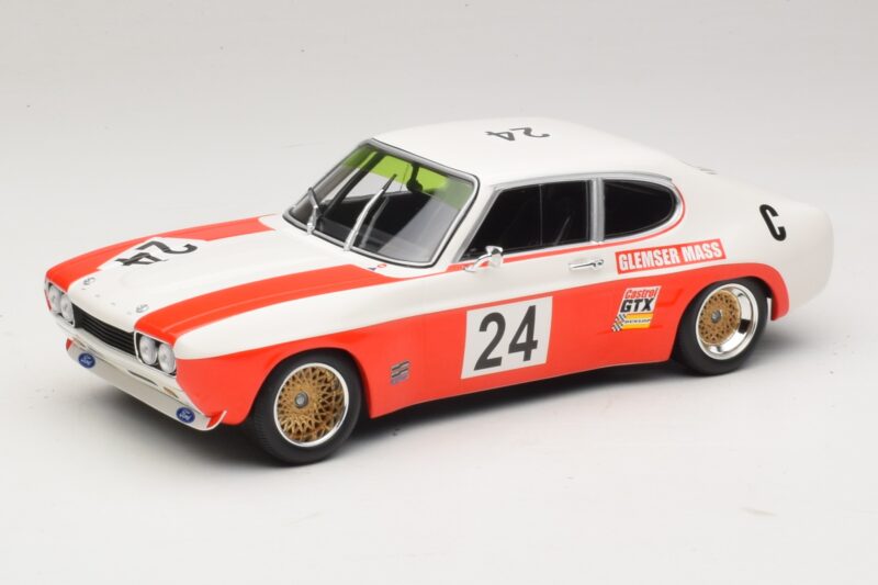 Ford Capri RS 2600 #24 D. Glemser / J. Mass 9 Hours of Kyalami Class Winner 1971 Minichamps 1:18 155718509 Metal