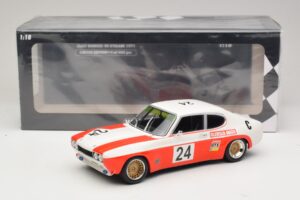 Ford Capri RS 2600 #24 D. Glemser / J. Mass 9 Hours of Kyalami Class Winner 1971 Minichamps 1:18 155718509 Metal - imagem 6 de 6