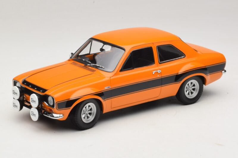Ford Escort Mk1 RS1600 AVO Laranja Com Riscas Pretas Minichamps 1:18 100688104 Metal