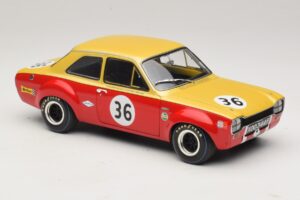 Ford Escort Mk1 TC #36 F. Gardner / D. Glemser Grand Prix der Tourenwagen 1968 Minichamps 1:18 100688136 Metal - imagem 6 de 8