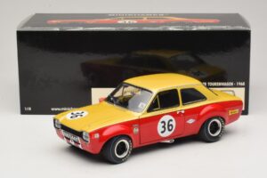 Ford Escort Mk1 TC #36 F. Gardner / D. Glemser Grand Prix der Tourenwagen 1968 Minichamps 1:18 100688136 Metal - imagem 8 de 8