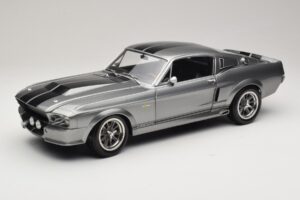 Ford Mustang Shelby GT500 Eleanor Cinzento Metálico & Preto KK-Scale 1:12 KKDC120171 Metal